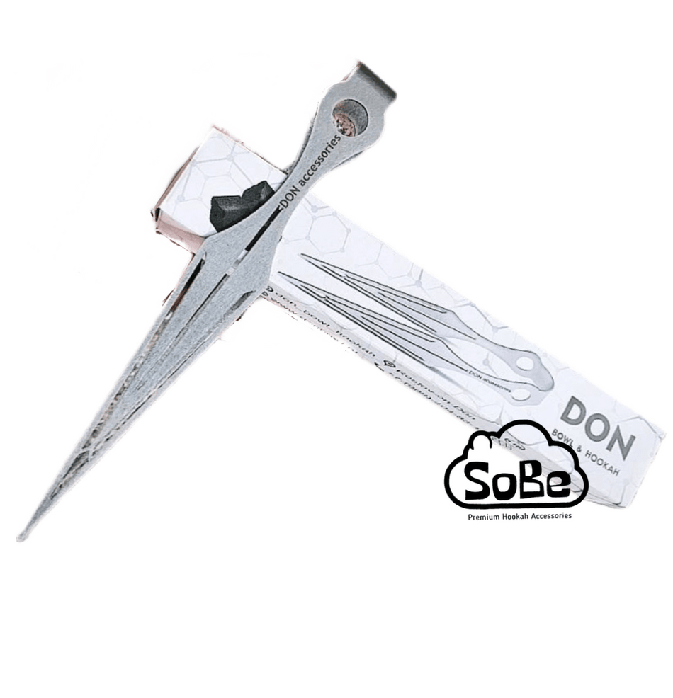 Don Hookah Tong Stainless Steel - SoBe Hookah