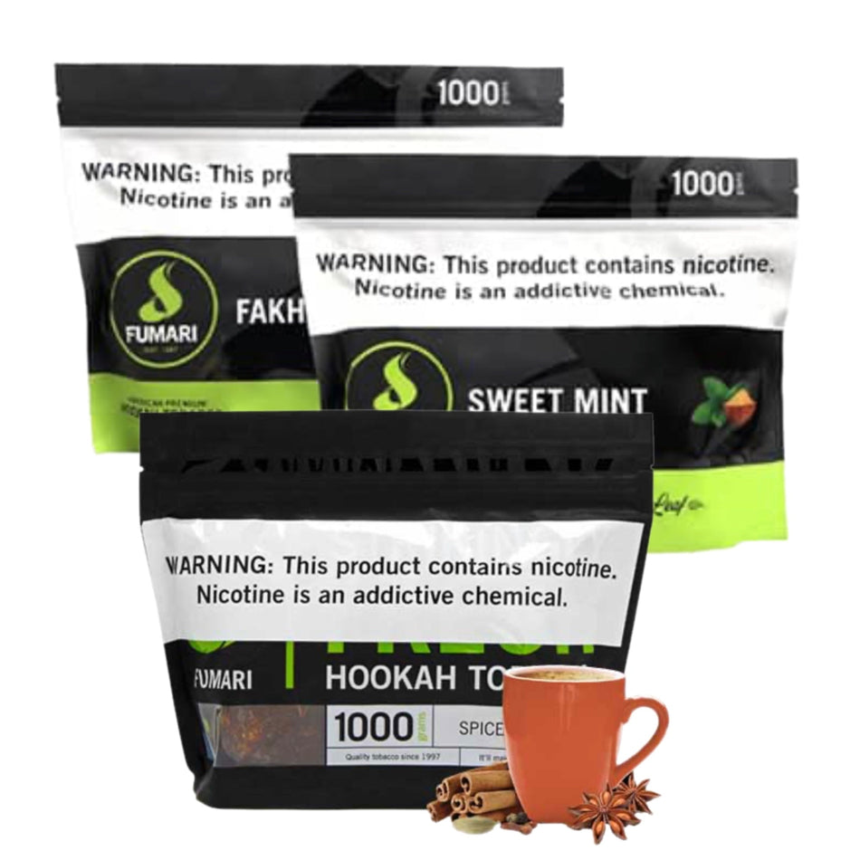 Fumari Tobacco 1000 Grams - SoBe Hookah