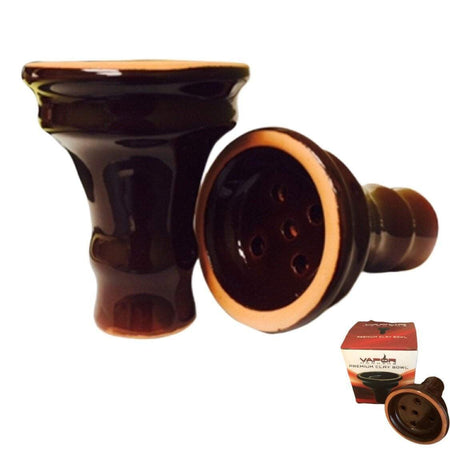 Large Khalil Mamoon Clay Hookah Bowl - SoBe Hookah