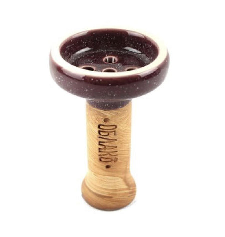 OBLAKO HOOKAH BOWL BLACK GLAZED - SoBe Hookah