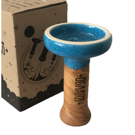 OBLAKO HOOKAH BOWL BLACK GLAZED - SoBe Hookah