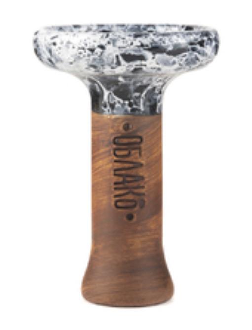 OBLAKO HOOKAH BOWL BLACK GLAZED - SoBe Hookah