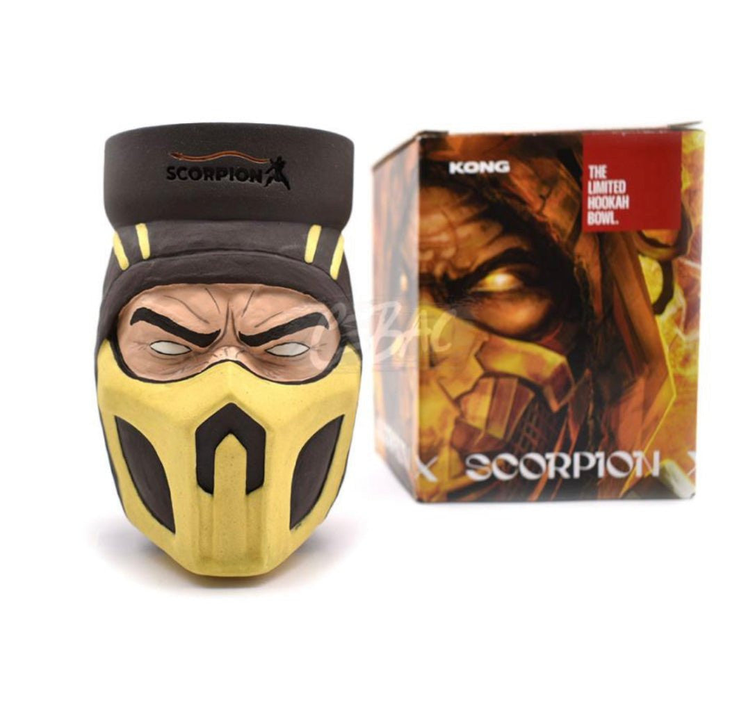 Set of 2 Kong Bowls             (Scorpion + Sub-Zero) - SoBe Hookah