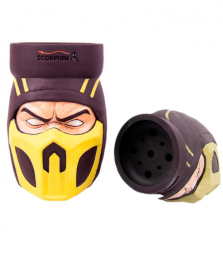 Set of 2 Kong Bowls             (Scorpion + Sub-Zero) - SoBe Hookah